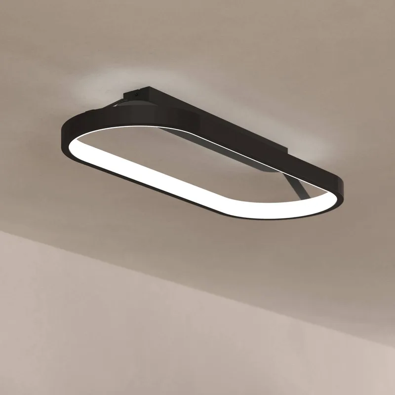 LED plafondlamp Codriales in zwart van EGLO in Zwart, Wit – productfoto