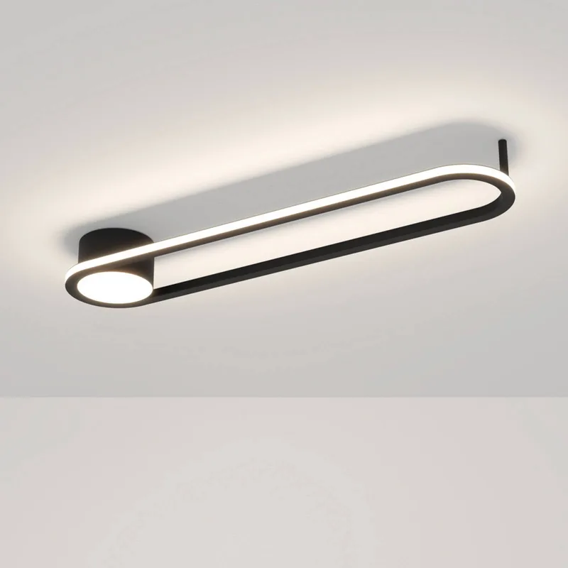 LED plafondlamp COLLECORVINO, zwart, lengte 50 cm, CCT de EGLO en Noir, Blanc – photo produit