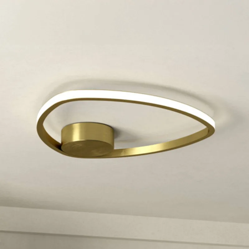 LED plafondlamp MOSCHELLA, messingkleurig, Ø 38 cm CCT von EGLO in Geborsteld messing, Weiß – Produktfoto
