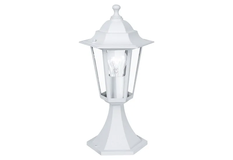LED Sockelleuchte Laterna 5, Leuchtmittel exklusive, Stehleuchte - H38,5 x Ø19,5 cm - weiß - 1X60W exkl. fra EGLO – produktbillede
