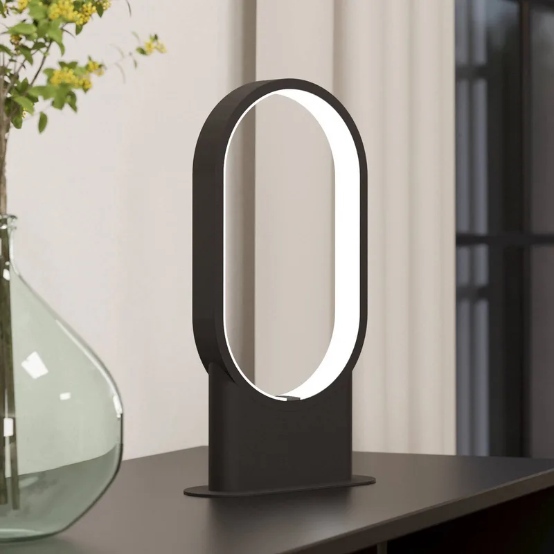 LED tafellamp Codriales in zwart by EGLO in Black, White – product photo