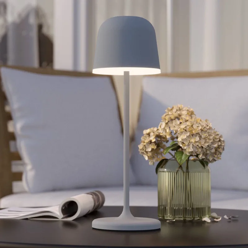 LED tafellamp Mannera met accu de EGLO en Gris – photo produit