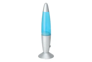 LED Tischleuchte LAVA, LED fest integriert, LED Lavalampe Lava, Deko Lampe Wassersäule, Retro Lavaleuchte de EGLO en Bleu, Argent – photo produit 3 sur 4