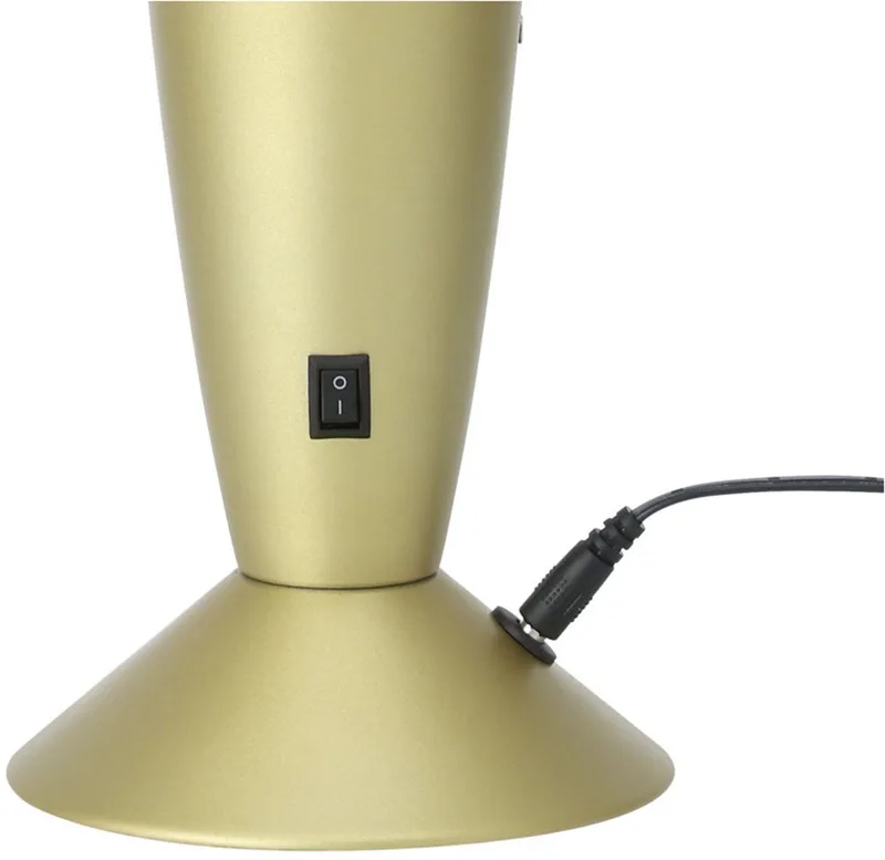 LED Tischleuchte LAVA, LED fest integriert, LED Lavalampe Lava, Deko Lampe Wassersäule, Retro Lavaleuchte fra EGLO i Guld – produktbillede 5 af 5