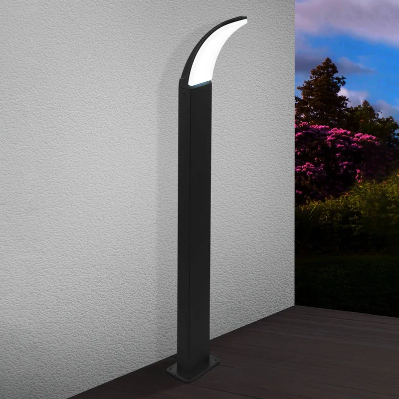 LED tuinpadverlichting Fiumicino in gebogen vorm de EGLO en Noir, Blanc – photo produit
