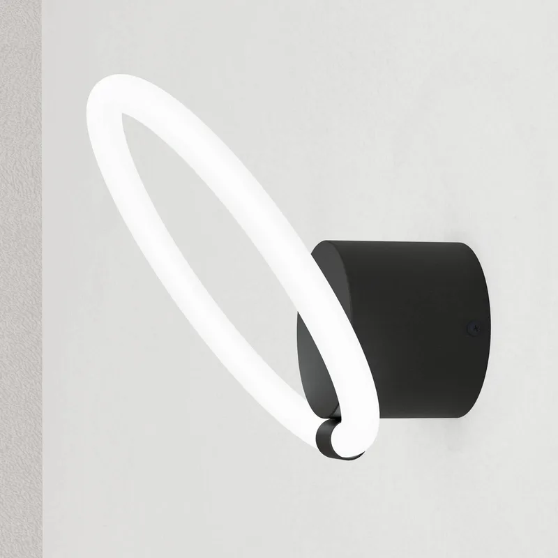 LED wandlamp Caranacoa från EGLO i Svart, Vit – produktbild