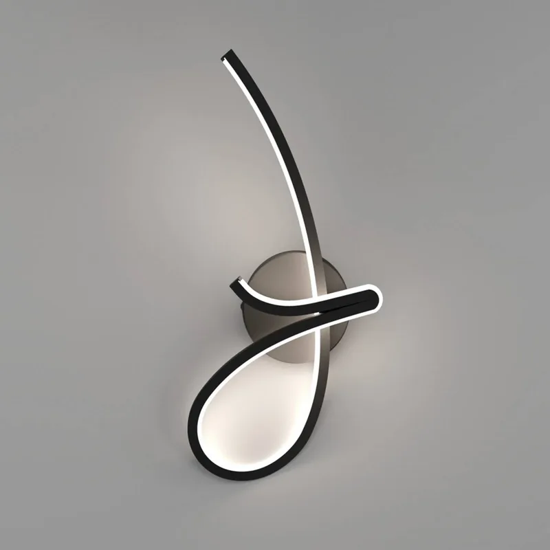 LED wandlamp CARDONCITO, zwart, hoogte 44 cm, CCT de EGLO en Noir, Blanc – photo produit