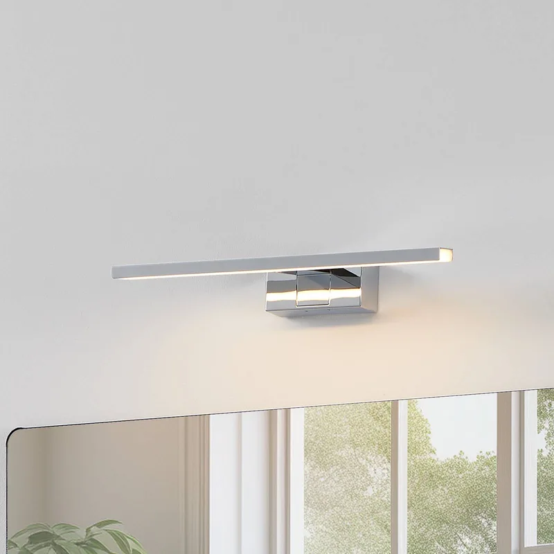 LED wandlamp Conettilla, chroomkleurig, breedte 40 cm IP44 CCT de EGLO en Chrome – photo produit