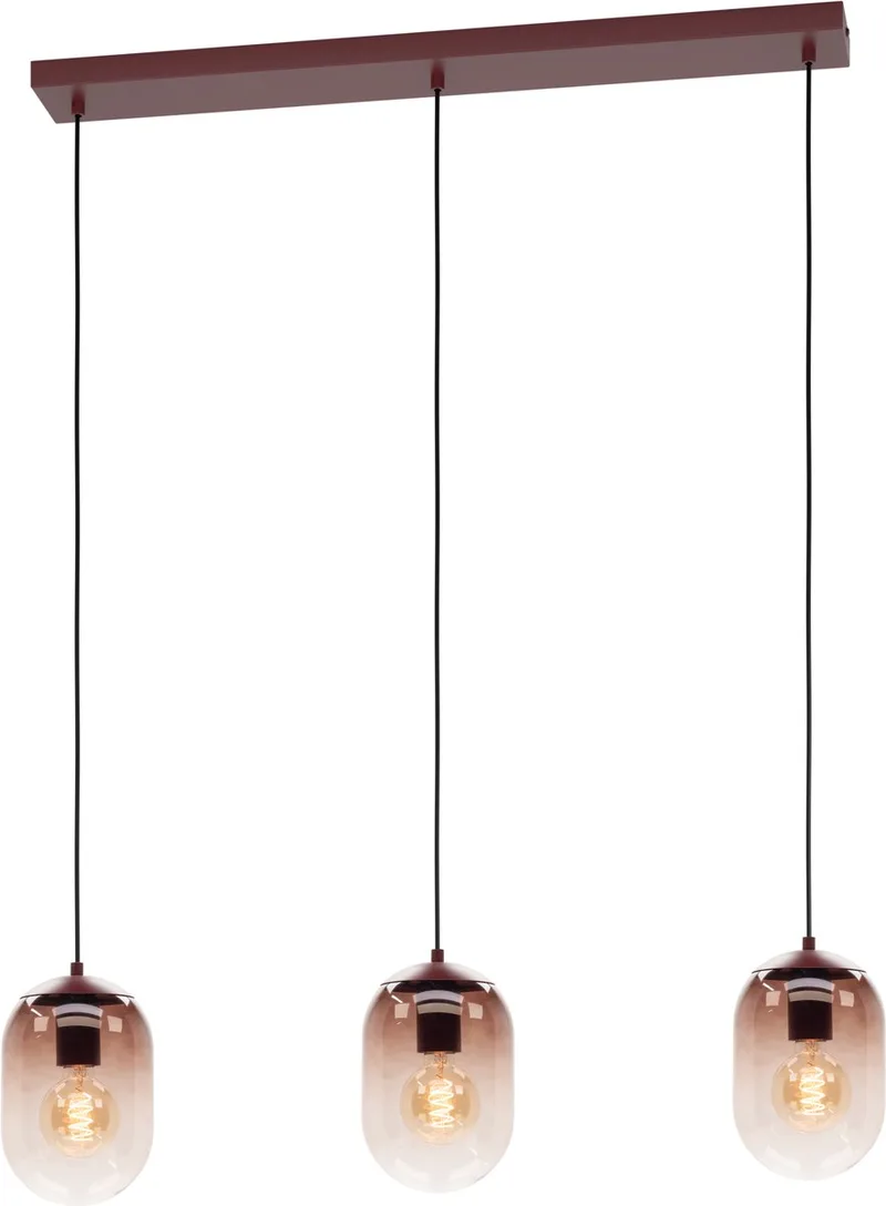 Lequile Hanglamp - E27 - 85 cm by EGLO in Terracotta Rood – product photo