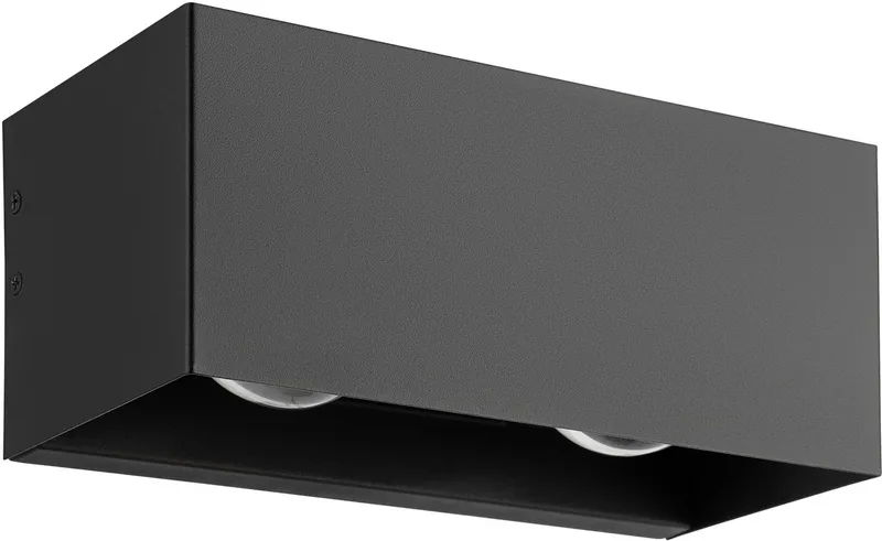 Lesmo Wandlamp Buiten - LED - 24 cm van EGLO in Zwart – productfoto