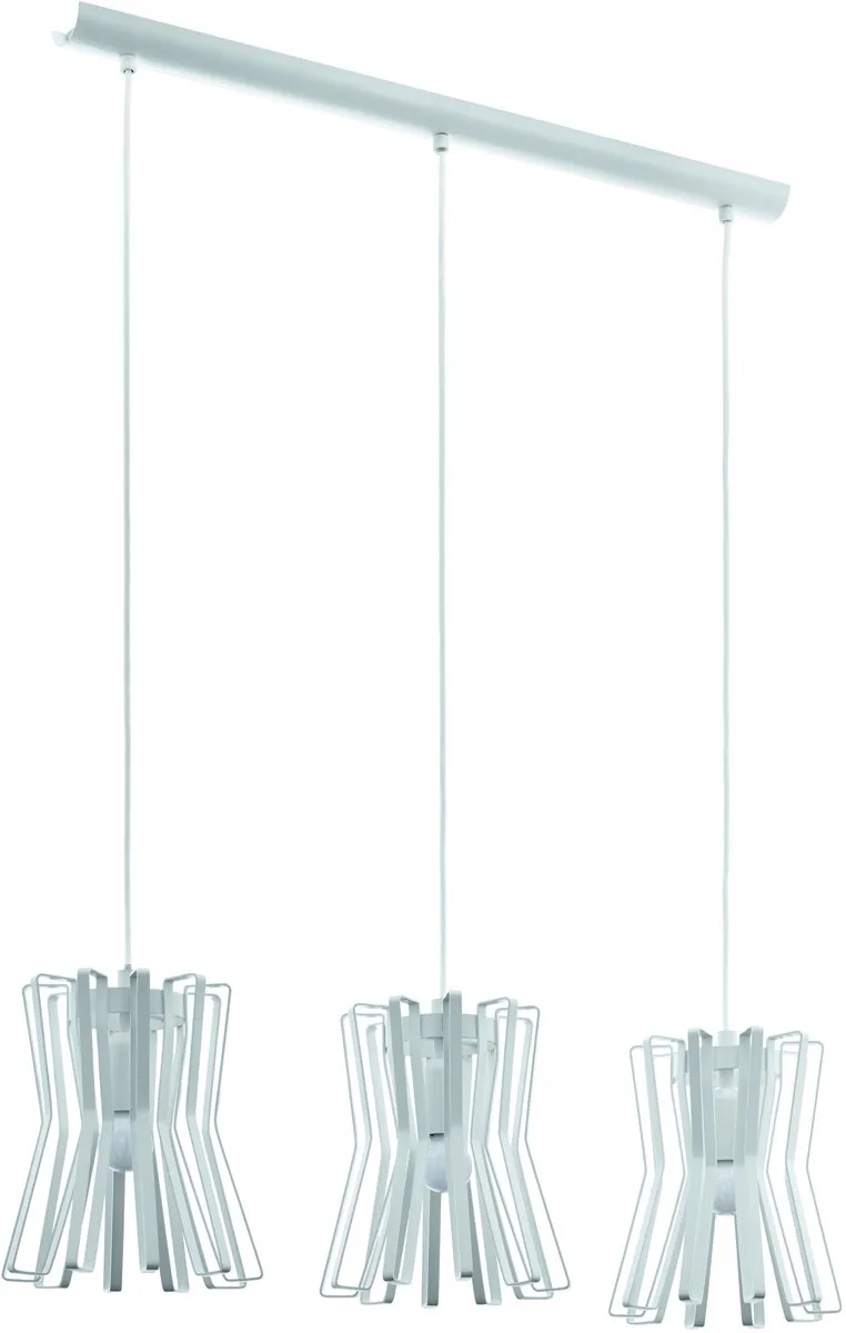 Locubin Hanglamp - E27 - Staal van EGLO in Wit – productfoto