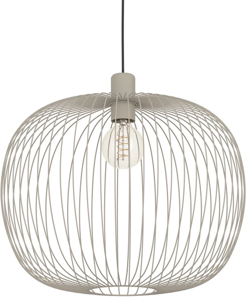 Lodods Hanglamp - E27 - Ø 45 cm - Zandkleur/Beige von EGLO in Zandkleur – Produktfoto