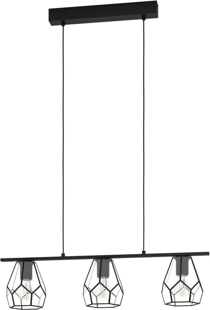 MARDYKE LONG TABLE 3XE27 L775 KLARSCHWARZ von EGLO in Schwarz – Produktfoto