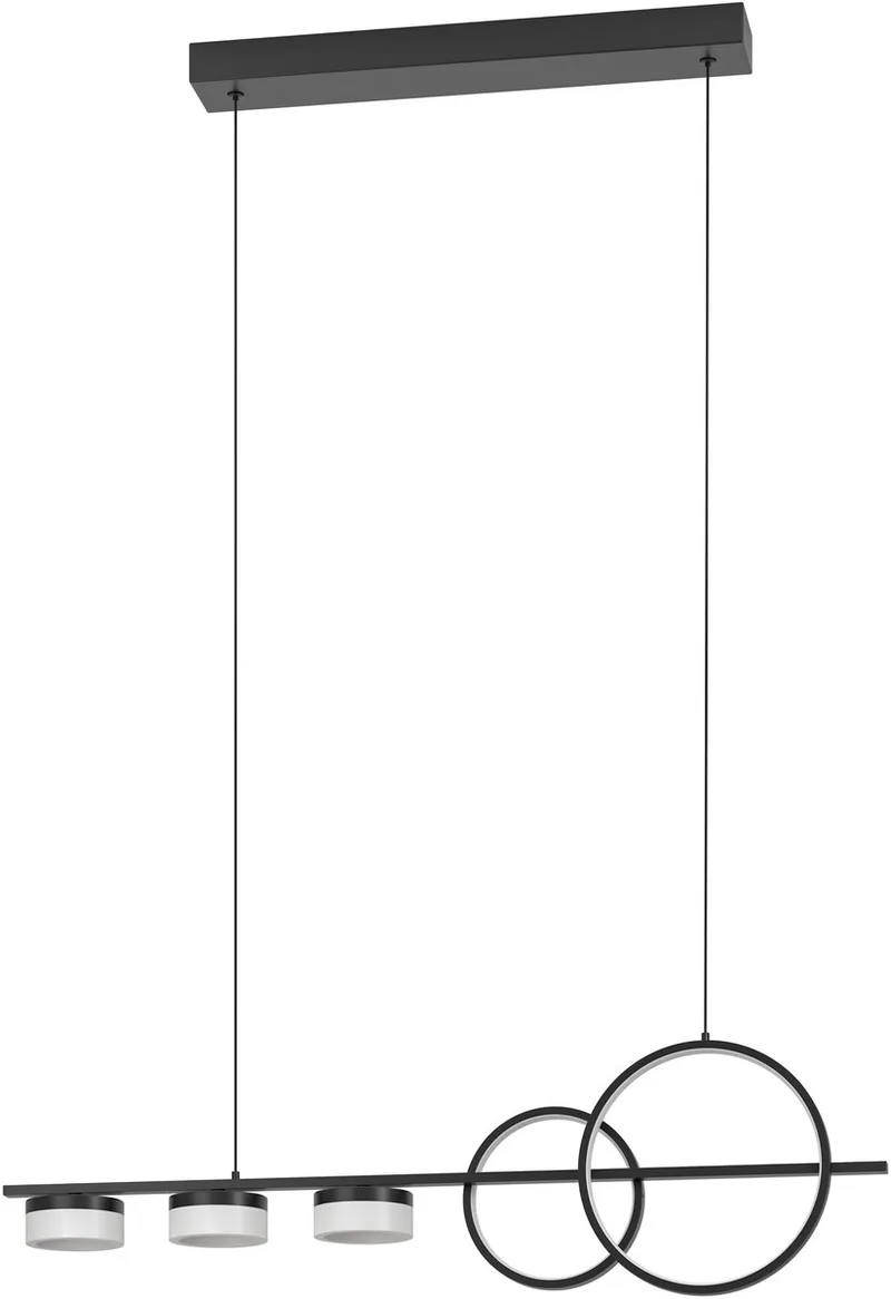 Messina Hanglamp - LED - 90 cm - Dimbaar van EGLO in Zwart – productfoto