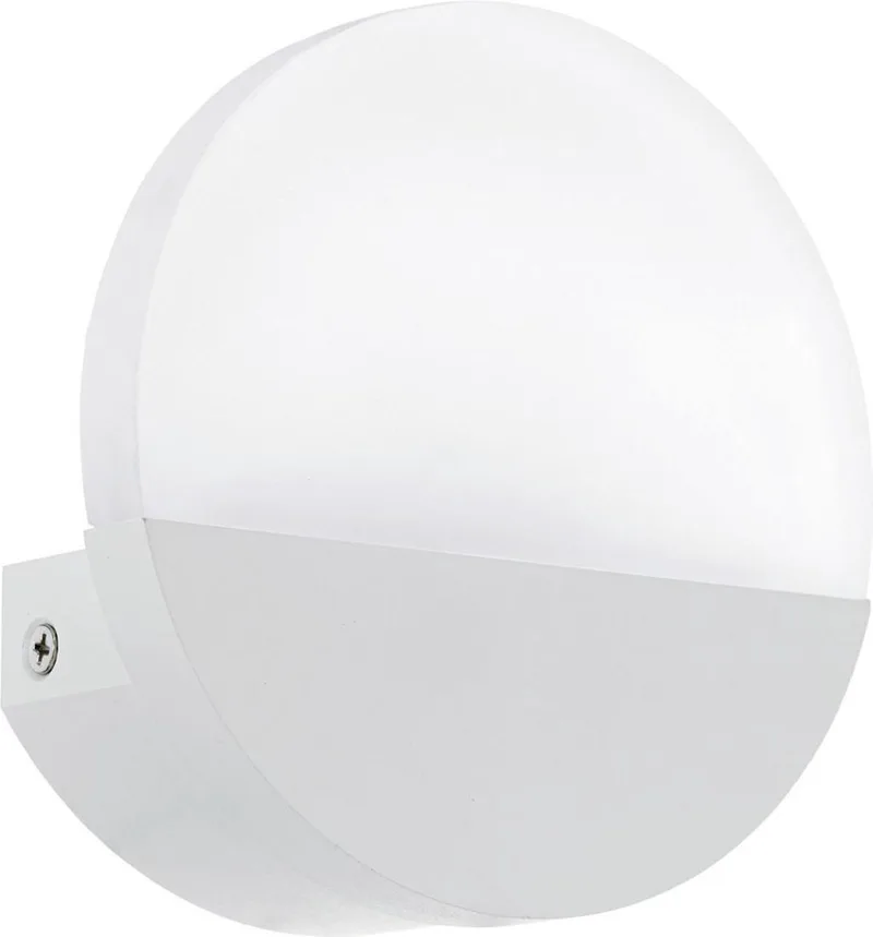 Metrass 1 - Wandlamp - 1 Lichts - Gesatineerd van EGLO in Wit – productfoto