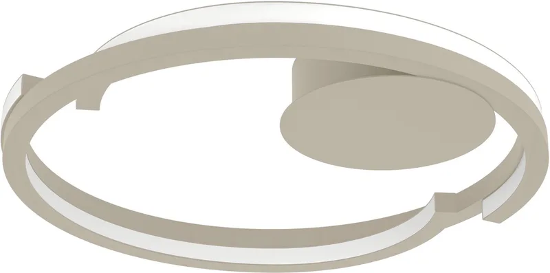 Mezzomonte Plafondlamp - Ø 48 cm - Zandkleur/Beige/Wit - Instelbaar licht - Dimbaar by EGLO in White – product photo