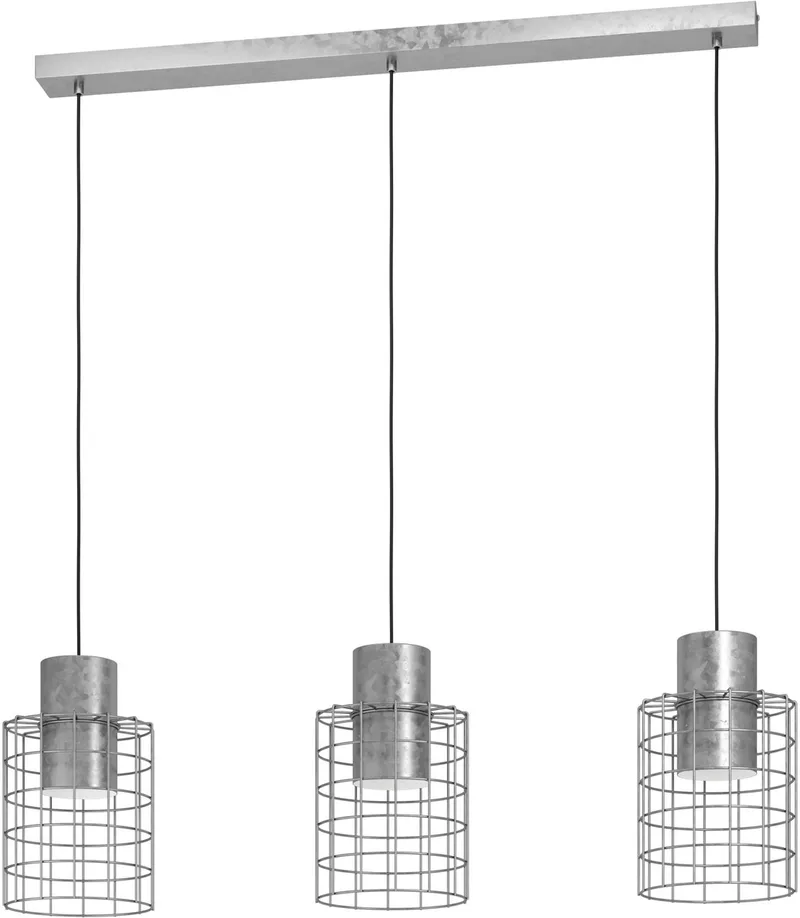 Milligan Hanglamp - E27 - industrieel - 103 cm van EGLO in Grijs – productfoto
