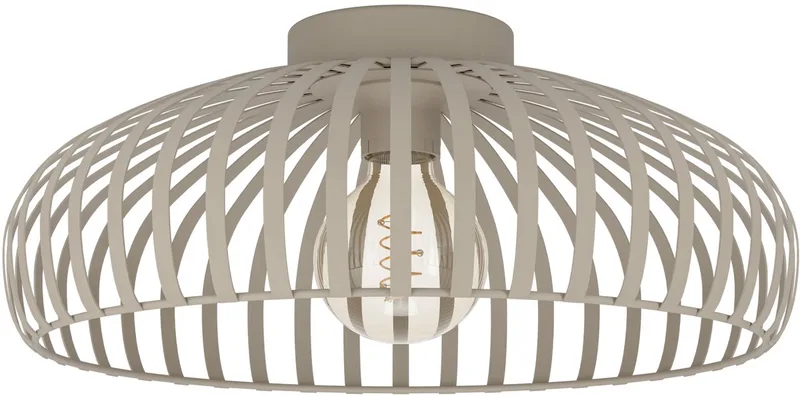 Mogano 3 Plafondlamp - E27 - Ø 43 cm - Zandkleur - Staal by EGLO in Zand – product photo