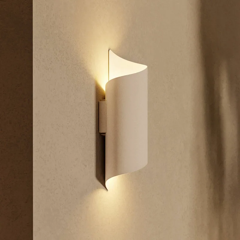 Montarello LED buiten wandlamp, hoogte 27 cm, metaal von EGLO in Weiß – Produktfoto
