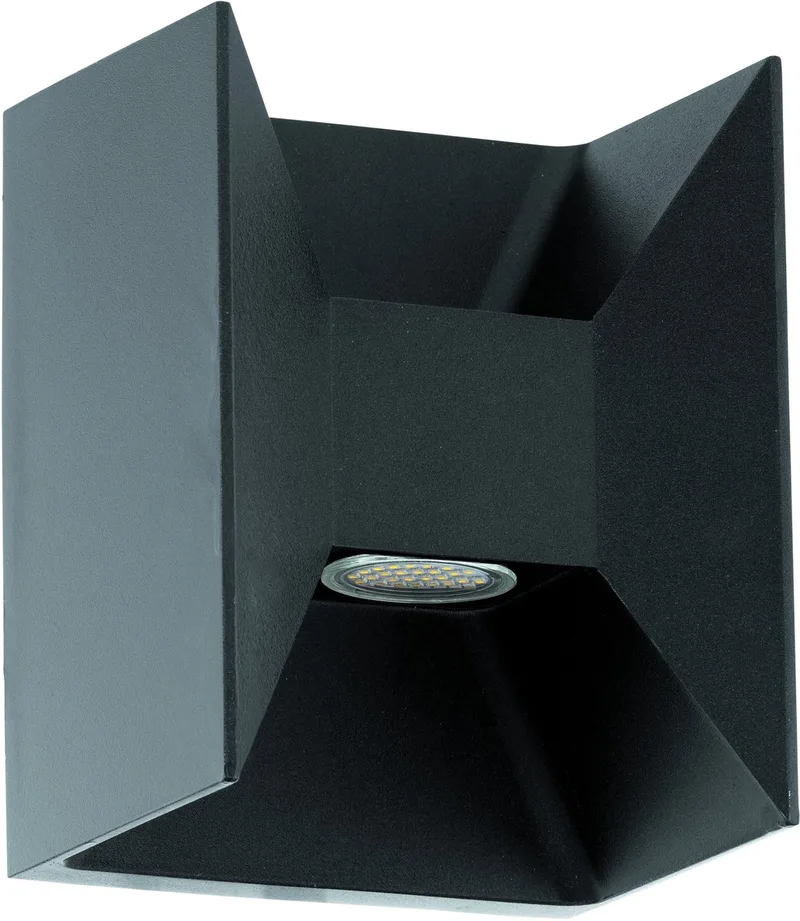 Morino Wandlamp Buiten - LED - 18 cm - Antraciet de EGLO en Gris – photo produit