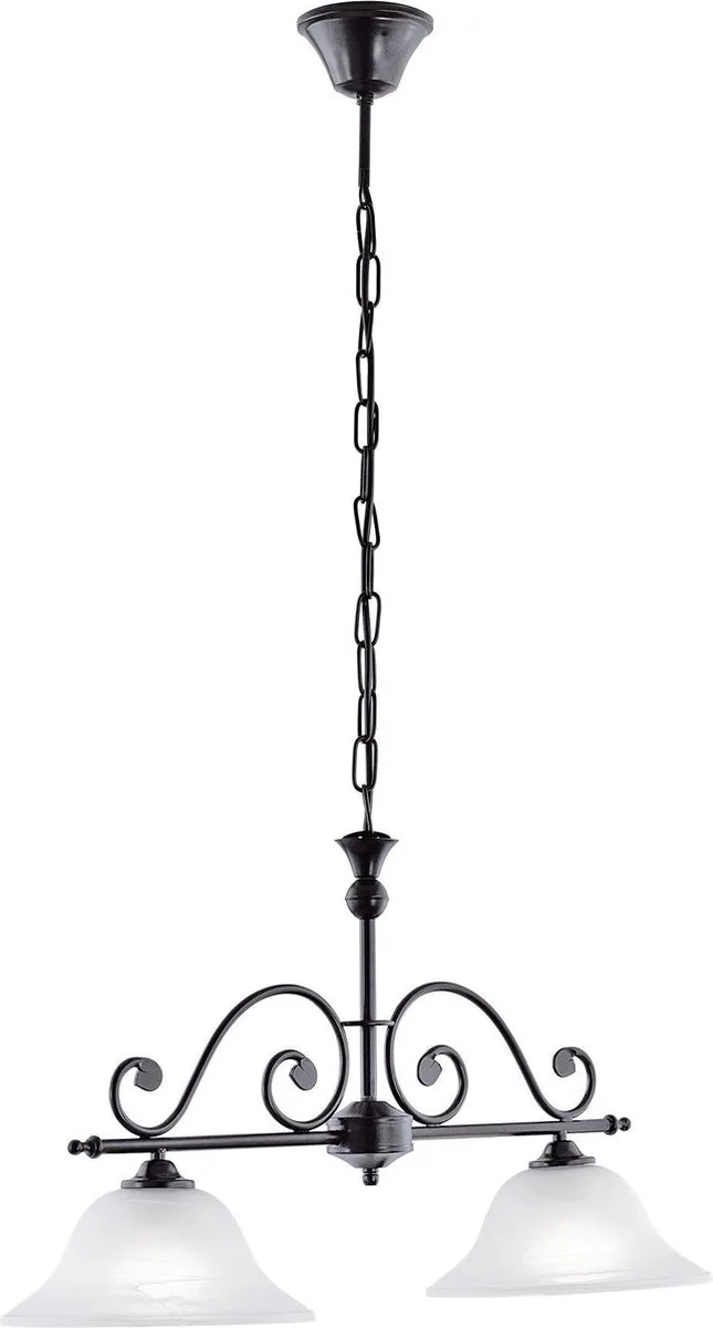 Murcia - Hanglamp - 2 Lichts - Wit by EGLO in Black – product photo