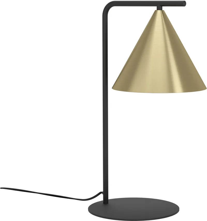 Narices Tafellamp - E27 - 50 cm - Zwart | Goud de EGLO en Or – photo produit