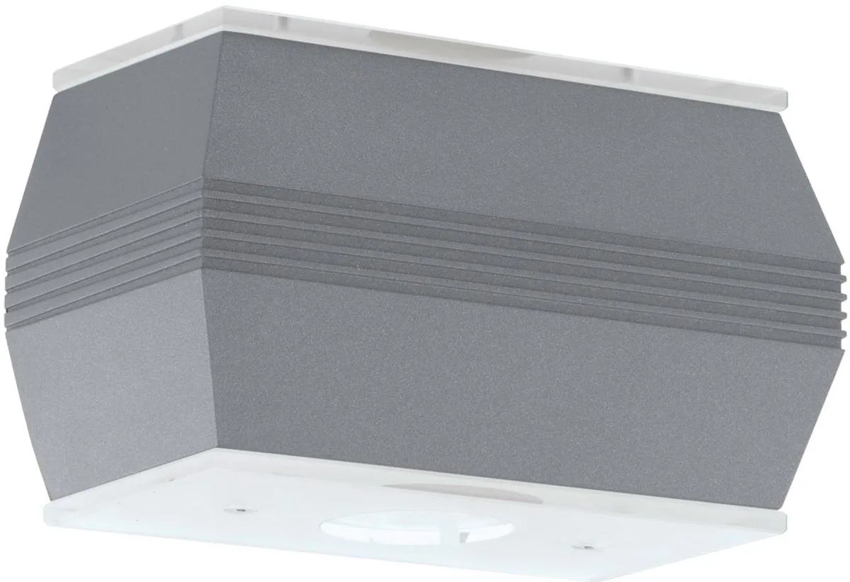 Norika 1 - Buitenverlichting - Wandlamp - 4 Lichts - LED - Zilver - Wit fra EGLO i Helder – produktbillede