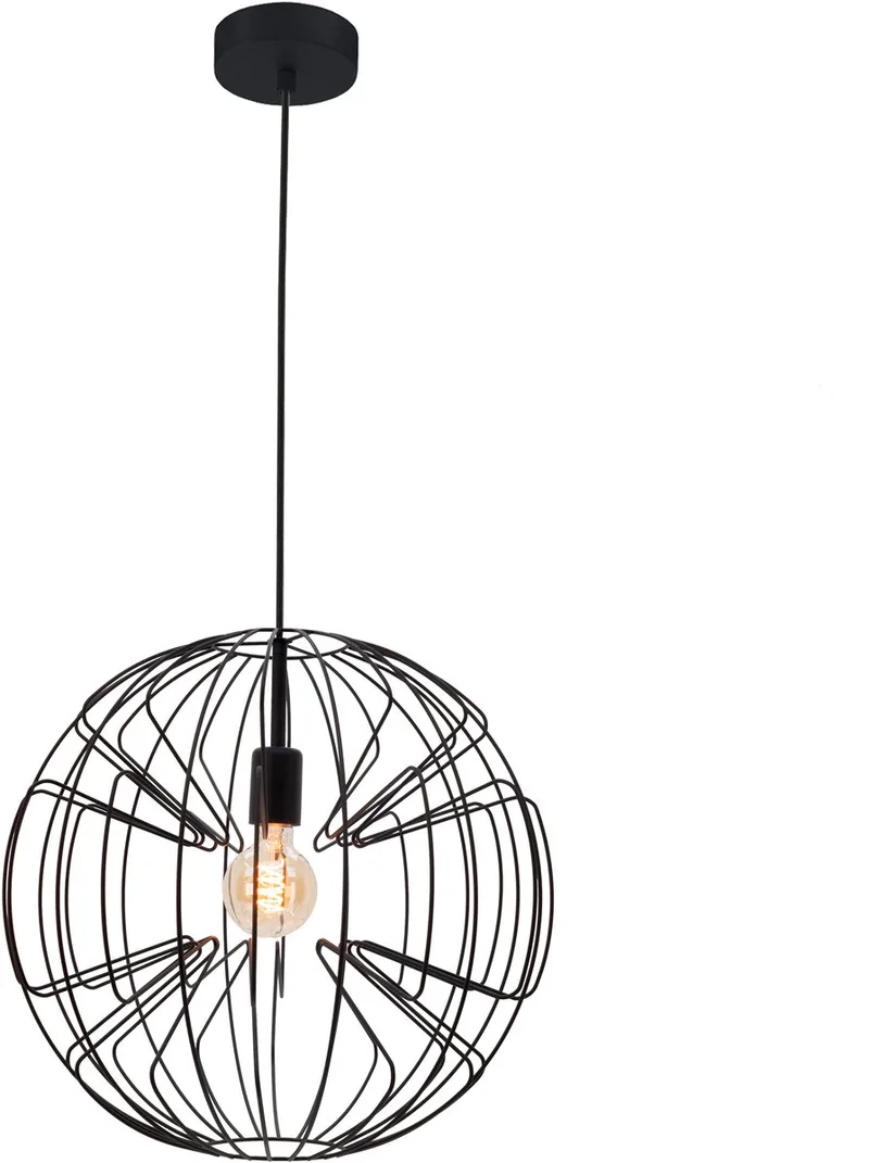 Okinzuri 1 Hanglamp - E27 - Ø 45 cm von EGLO in Schwarz – Produktfoto