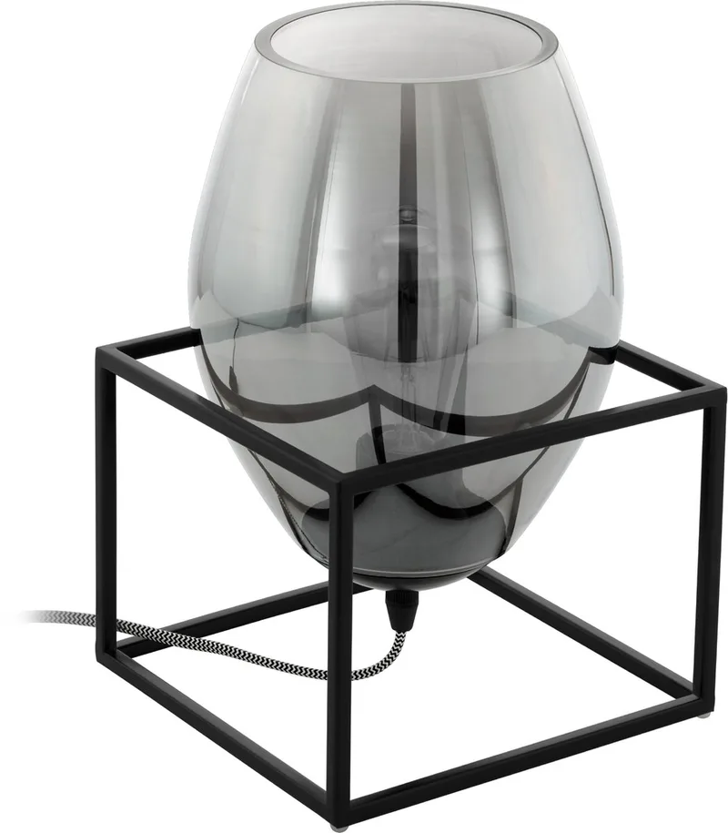 Olival 1 Tafellamp - E27 - 30,5 cm van EGLO in Zwart – productfoto