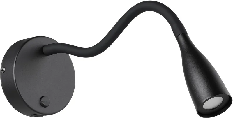 Olivandino 1 Wandlamp - LED - Ø 11 cm - Draadloos fra EGLO i Sort – produktbillede