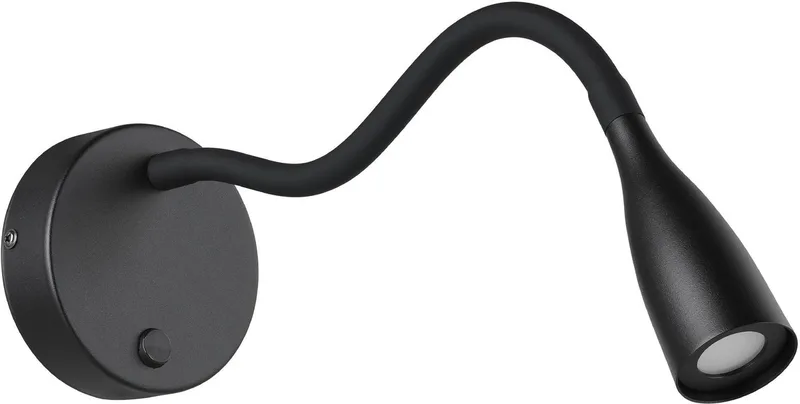 Olivandino Wandlamp - LED - 43 cm - Kantelbaar de EGLO en Noir – photo produit
