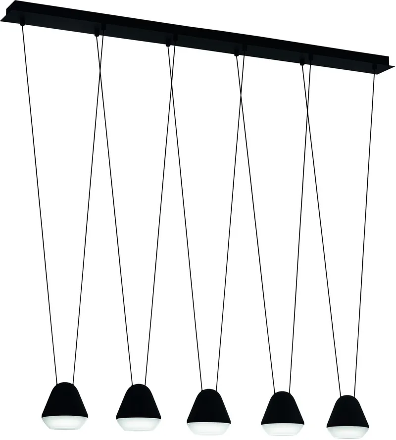Palbieta Hanglamp - GU10 - 116 cm de EGLO en Noir – photo produit