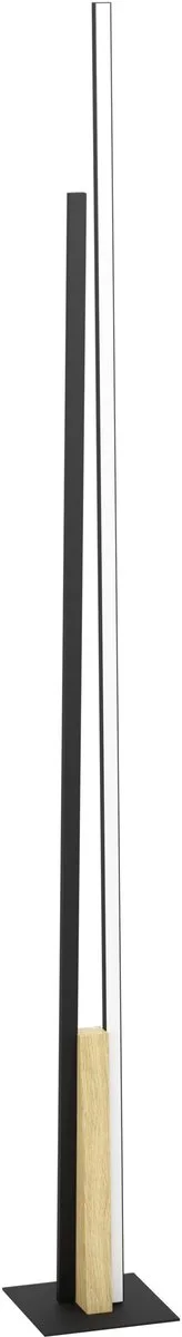 Panagria Vloerlamp - LED - 146 cm - Zwart/Bruin/Wit de EGLO en Noir, Marron – photo produit