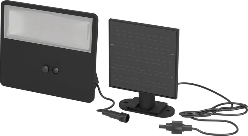 Panettieri Solar Wandlamp Buiten - LED - 17 cm van EGLO in Zwart – productfoto