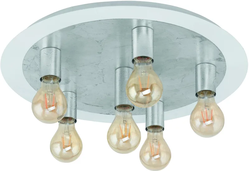 Passano Plafondlamp - E27 - Staal - Wit | Zilver fra EGLO i Hvid – produktbillede