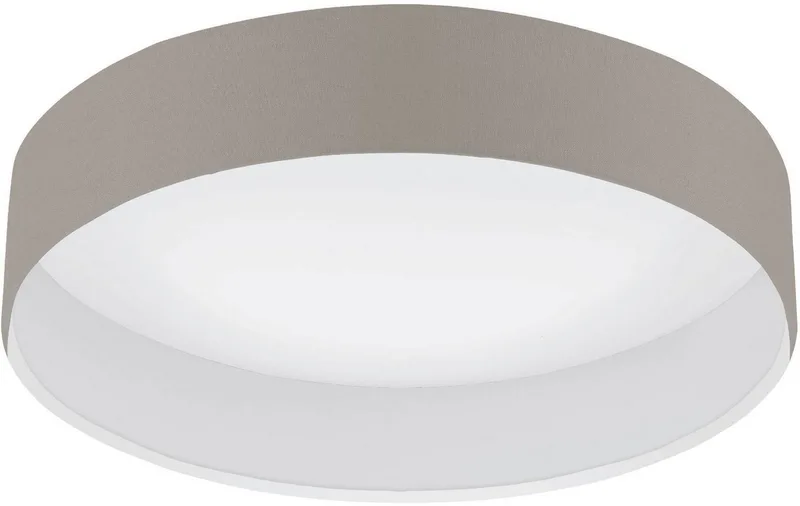 Pasteri - Plafondlamp - LED - Ø32 cm - Wit de EGLO en Taupe – photo produit 3 sur 5
