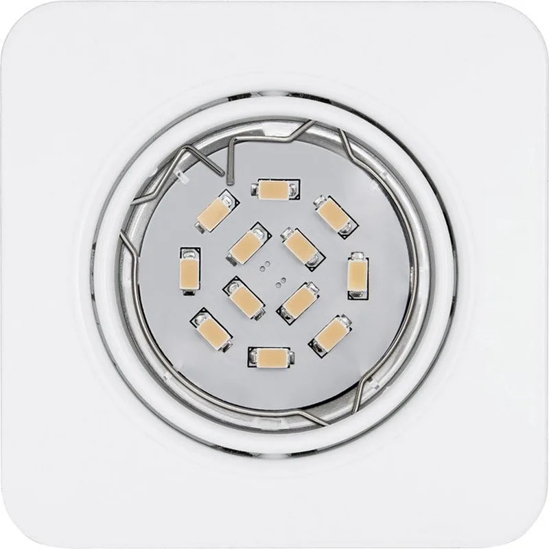 Peneto - Inbouwspotje - LED - 87X87mm. - Wit - Richtbaar de EGLO – photo produit
