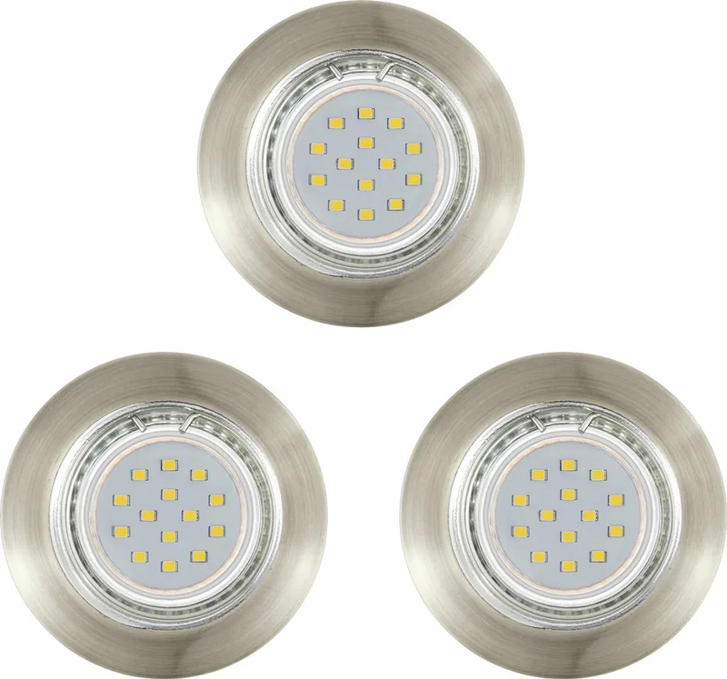 Peneto - Inbouwspotje - LED - Ø78mm. - Set 3 Spots von EGLO in Bronze – Produktfoto