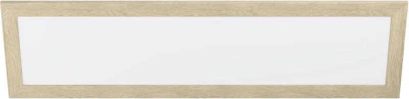 Piglionasso Plafondlamp - LED - 124 cm - Wit de EGLO en Blanc, Hout – photo produit