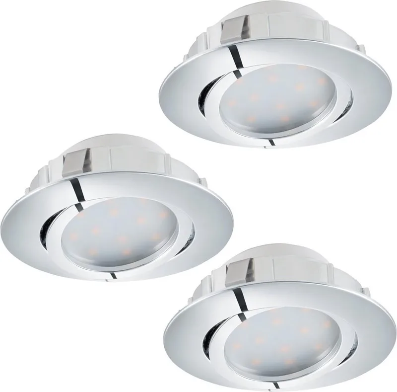 Pineda - Inbouwarmatuur - 3 Lichts von EGLO in Chrom – Produktfoto