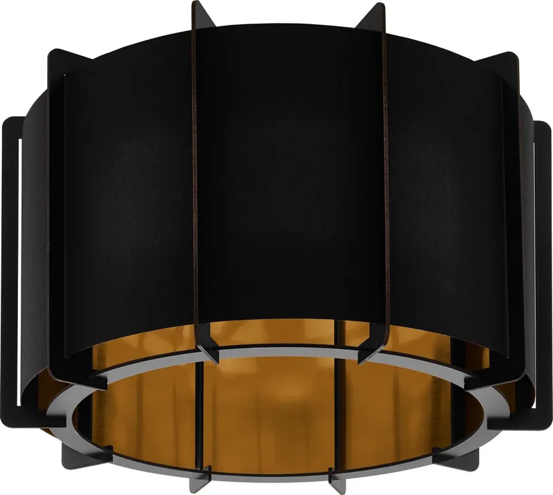 Pineta Plafondlamp - 1 lichts - Ø43 cm - E27 van EGLO in Zwart – productfoto