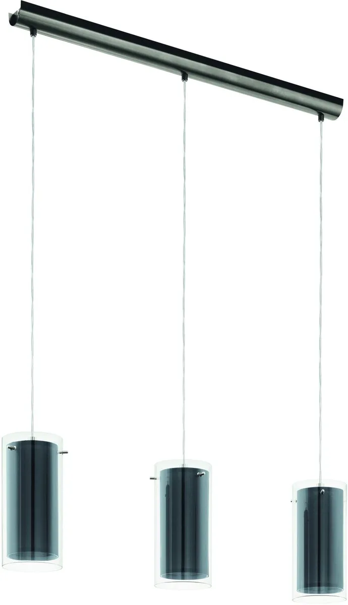 Pinto Textil Hanglamp - E27 - 82 cm fra EGLO i Grå – produktbillede