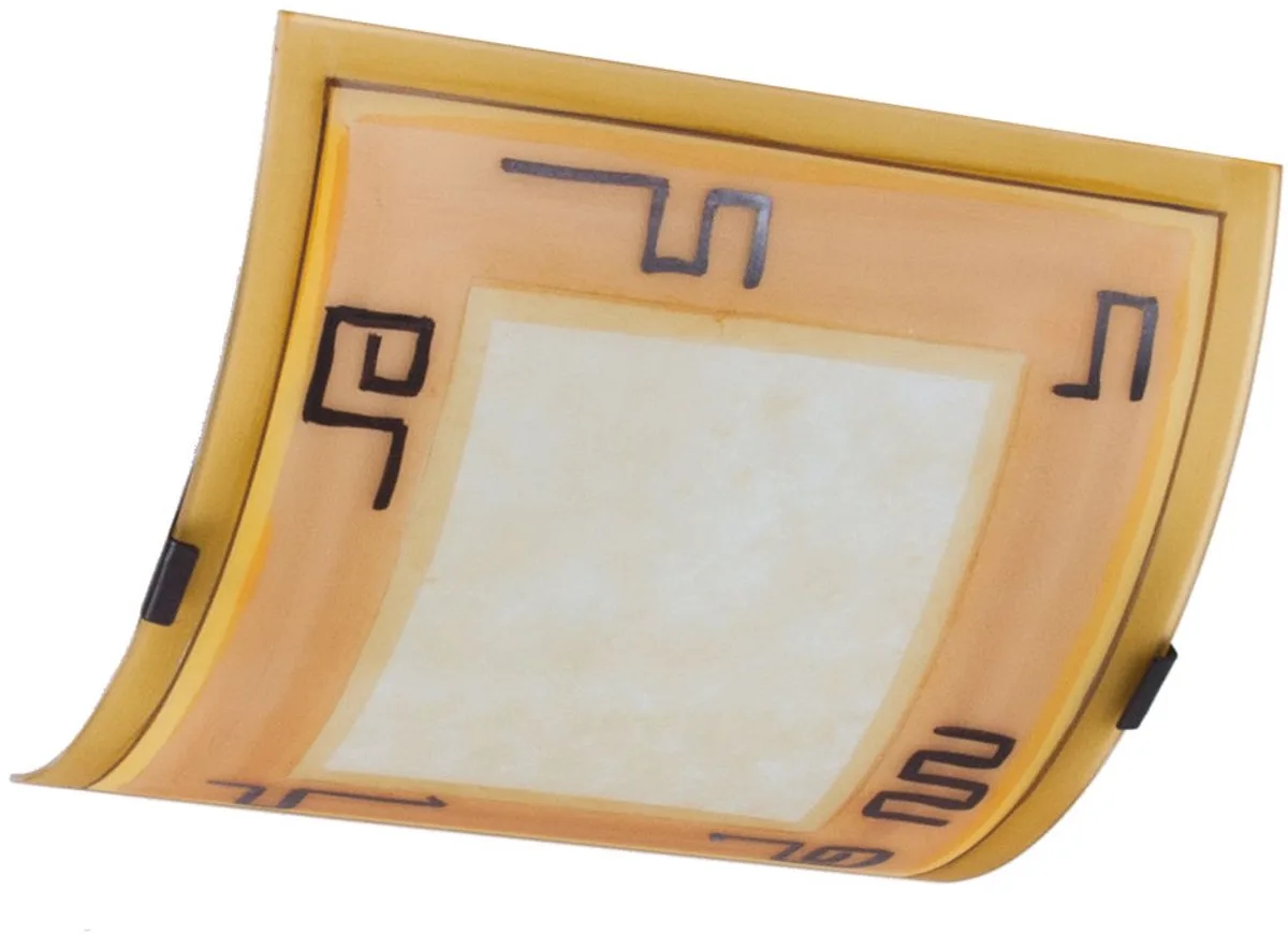 Plafondlamp eetkamer wandverlichting lamp oranje glas spot Eglo 87318o de EGLO en Jaune – photo produit