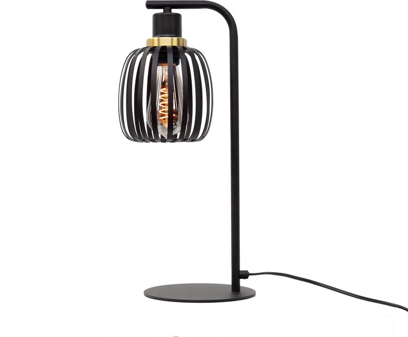 Pocicas Tafellamp - E27 - 50 cm - Zwart | Goud från EGLO i Svart – produktbild