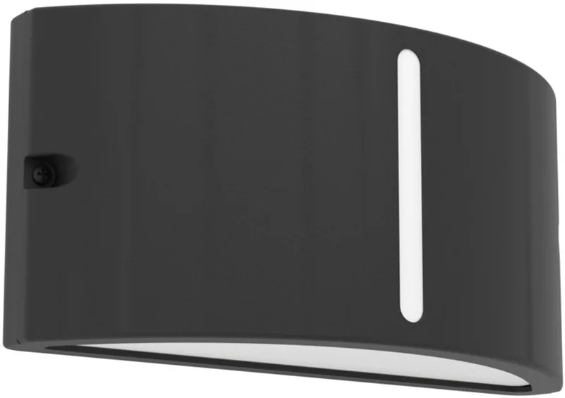 Poggiarello Wandlamp Buiten - E14 - 22 cm de EGLO en Noir – photo produit