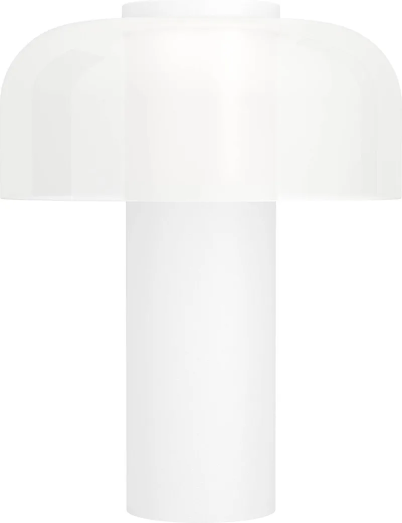 Ponente Tafellamp - Aanraakdimmer - Draadloos - LED - 20 cm - Wit - Instelbaar wit licht - Oplaadbaar - Binnen en Buiten de EGLO en Blanc – photo produit