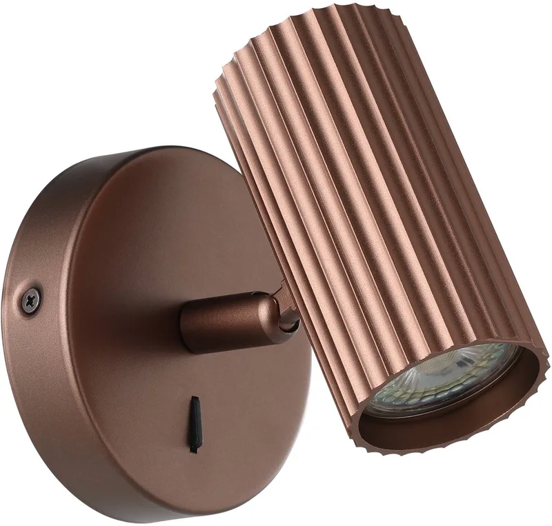 Portillo Wandlamp - GU10 - 11 cm fra EGLO i Bronze – produktbillede