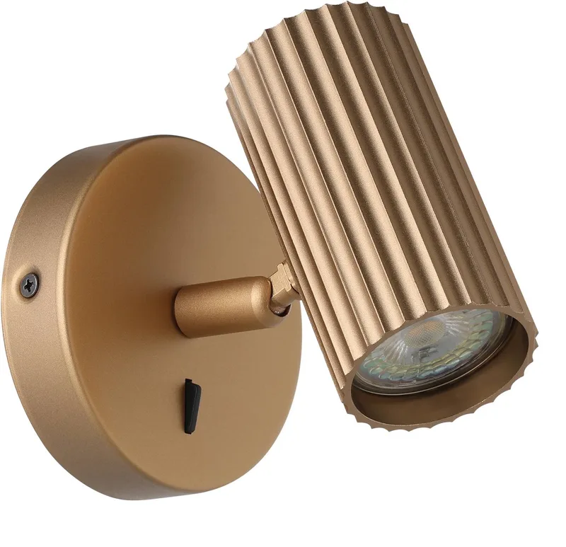 Portillo Wandlamp - GU10 - 11 cm van EGLO in Goud – productfoto