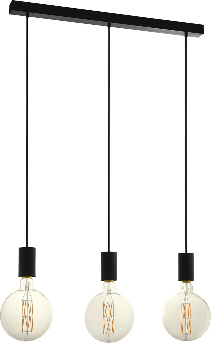 Pozueta Hanglamp - E27(excl.) - 84 cm - Metaal fra EGLO i Sort – produktbillede