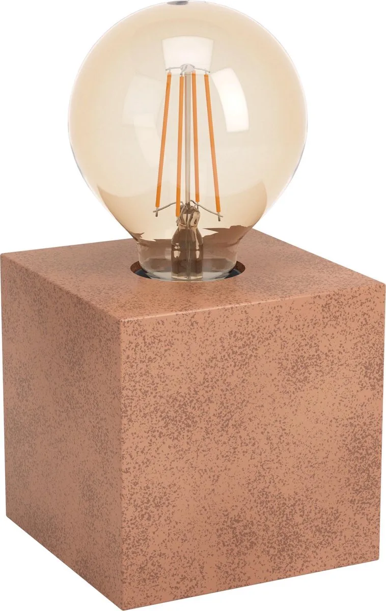 Prestwick 1 Tafellamp - E27 - 10 cm by EGLO in Roestbruin – product photo